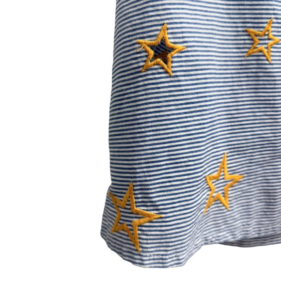 MADEWELL Star Embroidered Striped Shirt
Blue White
Size Large - Picture 5 of 9